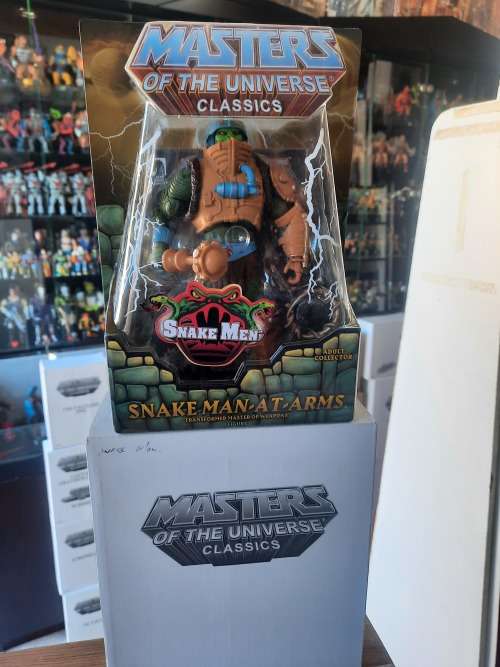MOTUC SNAKE MAN AT ARMS (MOC) Masters Of The Universe Classics Figure He-Man