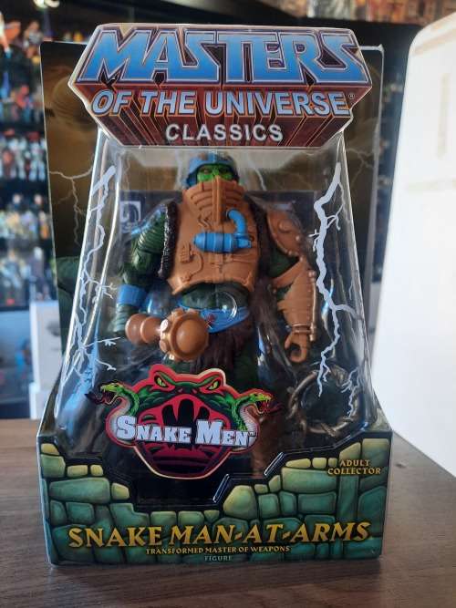 MOTUC SNAKE MAN AT ARMS (MOC) Masters Of The Universe Classics Figure He-Man