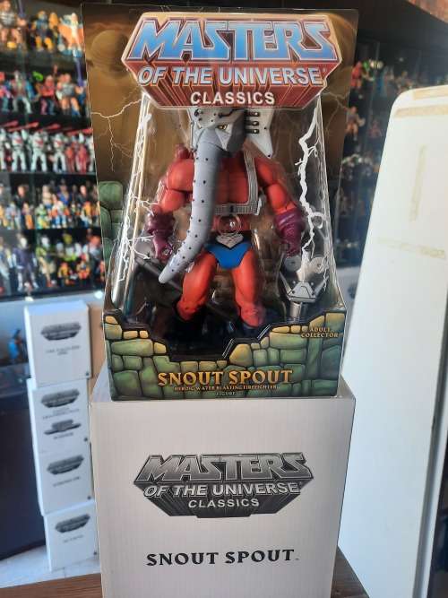 MOTUC SNOUT SPOUT (MOC) Masters Of The Universe Classics Figure He-Man