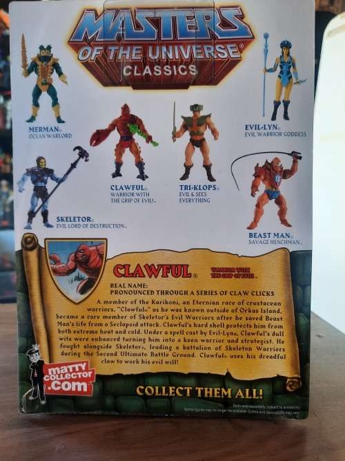 MOTUC CLAWFUL (MOC) MOTU Masters Of The Universe Classics Figure He-Man
