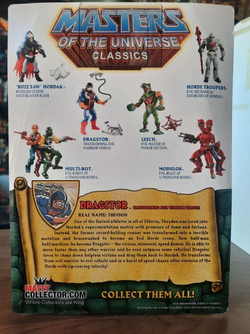 MOTUC DRAGSTOR (MOC) Masters Of The Universe Classics Figure He-Man
