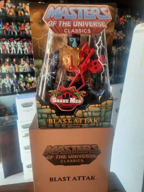 MOTUC BLAST ATTACK (MOC) Masters Of The Universe Classics Figure He-Man