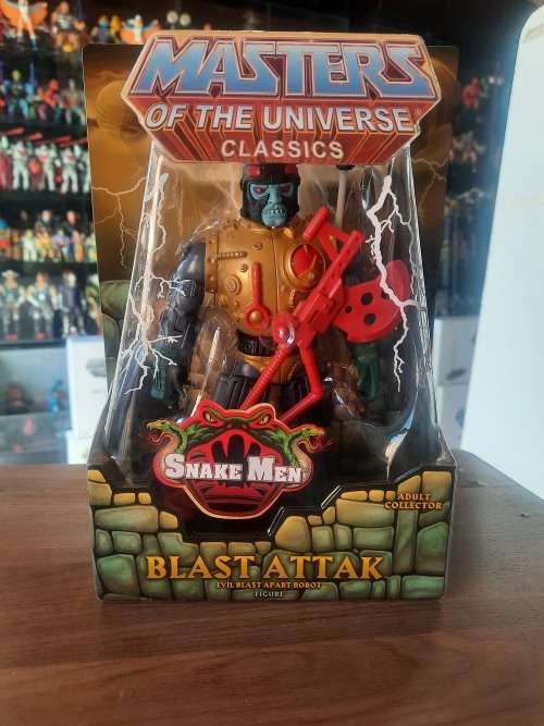 MOTUC BLAST ATTACK (MOC) Masters Of The Universe Classics Figure He-Man