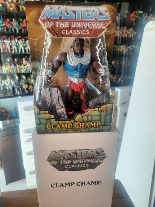 MOTUC CLAMP CHAMP (MOC) Masters Of The Universe Classics Figure He-Man