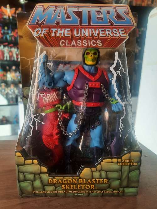 MOTUC DRAGON BLASTER SKELETOR (MOC) Masters Of The Universe Classics Figure He-Man