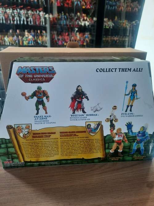 MOTUC TERROR CLAWS SKELETOR/FLYING FISTS HE-MAN (MOC) Masters Of The Universe Classics Figure He-Man