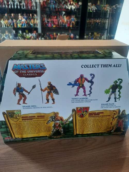 MOTUC SNAKE ARMOR HE-MAN/BATTLE ARMOR KING HSSS (MOC) Masters Of The Universe Classics Figure He-Man