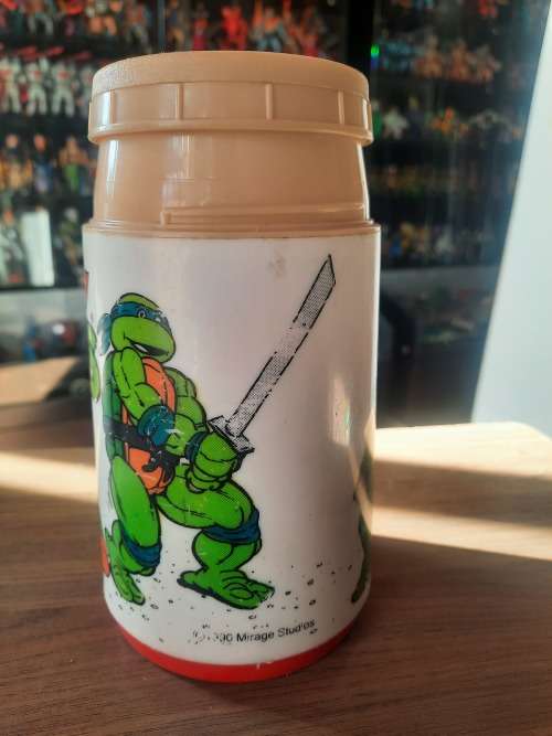 1990 TMNT SIPPER BOTTLE MIRAGE STUDIOS Vintage Figure Teenage Mutant Ninja Turtles