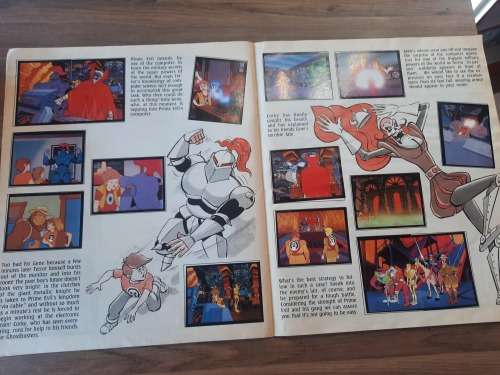 1986 COMPLETE FILMATION GHOSTBUSTERS PANINI STICKER BOOK of Filmation Ghostbusters Vintage Figure