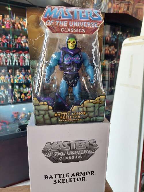 MOTUC Complete Battle Armor Skeletor With Box Masters Of The Universe Classics Figure He-Man