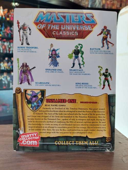 MOTUC Complete Unamed One With Box Masters Of The Universe Classics Figure He-Man