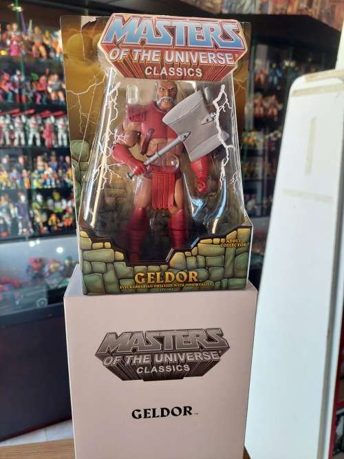 MOTUC Complete Geldor With Box Masters Of The Universe Classics Figure He-Man