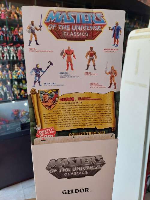MOTUC Complete Geldor With Box Masters Of The Universe Classics Figure He-Man