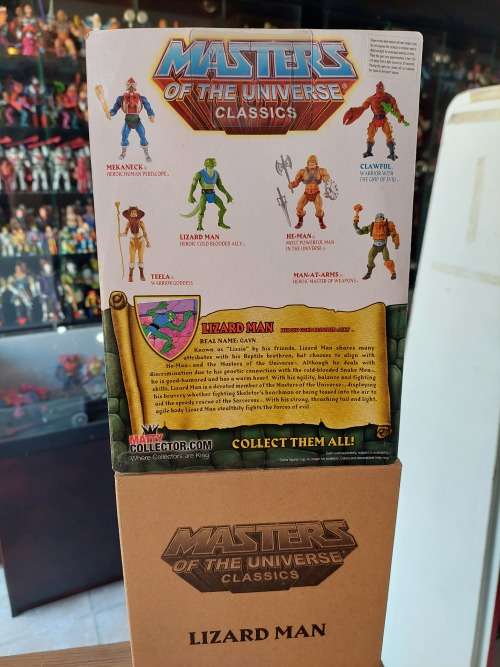 MOTUC Complete Lizard Man With Box Masters Of The Universe Classics Figure He-Man