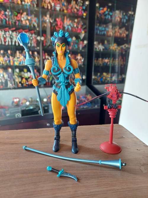 MOTUC Complete Evil-Lyn With Screech Masters Of The Universe Classics Figure He-Man