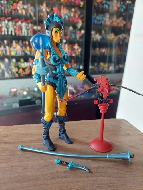 MOTUC Complete Evil-Lyn With Screech Masters Of The Universe Classics Figure He-Man