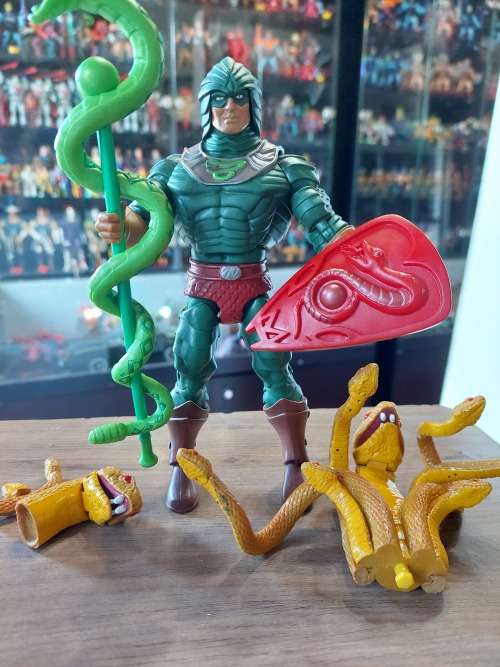 MOTUC Complete King Hiss Masters Of The Universe Classics Figure He-Man