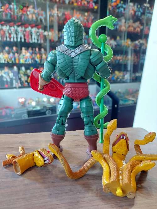 MOTUC Complete King Hiss Masters Of The Universe Classics Figure He-Man