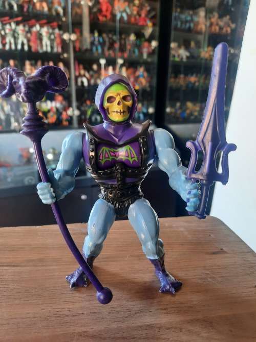 1984 Complete Battle Armor Skeletor of He-Man-Masters of the Universe  40 (MOTU) Vintage Figure