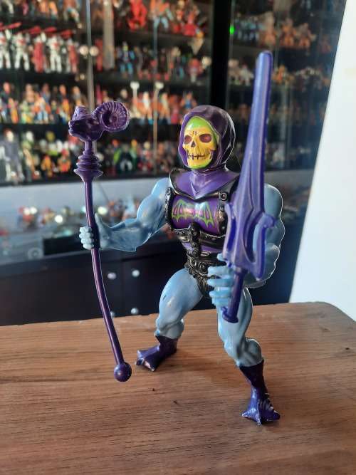 1984 Complete Battle Armor Skeletor of He-Man-Masters of the Universe  40 (MOTU) Vintage Figure