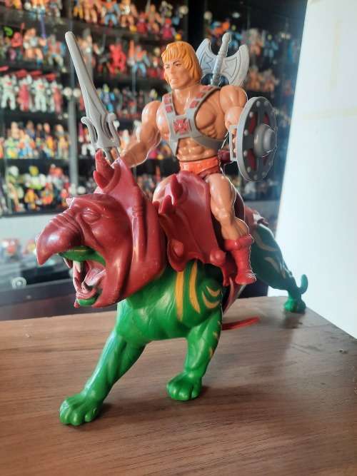 1981 Complete He-Man And Battle Cat of He-Man Masters of the Universe  40 (MOTU) Vintage Figure