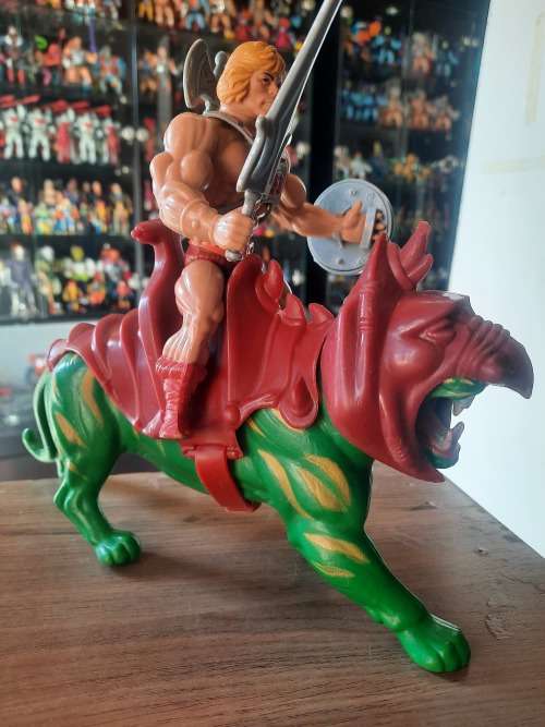 1981 Complete He-Man And Battle Cat of He-Man Masters of the Universe  40 (MOTU) Vintage Figure