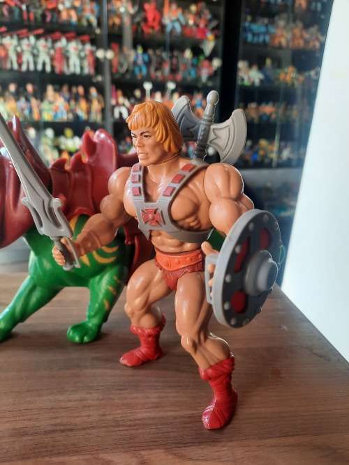 1981 Complete He-Man And Battle Cat of He-Man Masters of the Universe  40 (MOTU) Vintage Figure