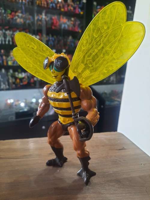 1984 Complete Buzz-Off of He-Man-Masters of the Universe 911 (MOTU) Vintage Figure