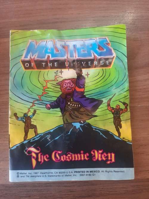 1987 Mini Comic The Cosmic Key of He-Man-Masters of the Universe (MOTU)