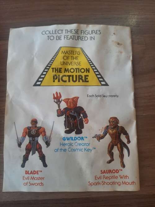 1987 Mini Comic The Cosmic Key of He-Man-Masters of the Universe (MOTU)