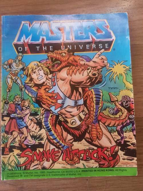 1985 Mini Comic Snake Attack of He-Man-Masters of the Universe (MOTU)