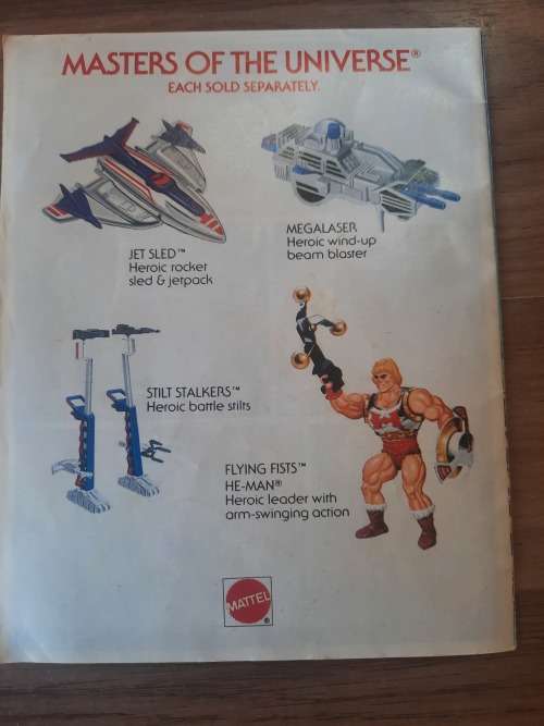 1985 Mini Comic Snake Attack of He-Man-Masters of the Universe (MOTU)
