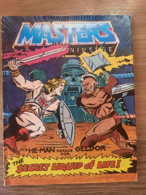 1983 Mini Comic The Secret Liquid Of Life of He-Man-Masters of the Universe (MOTU)