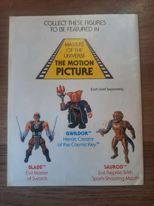 1987 Mini Comic The Cosmic Key of He-Man-Masters of the Universe (MOTU)