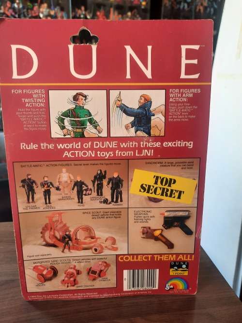 1984 DUNE MOC Complete Stilgar The Freeman Vintage Figure LJN