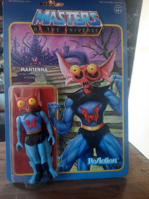 Masters Of The Universe (Motu) Super 7 MANTENNA REACTION Figure Moc