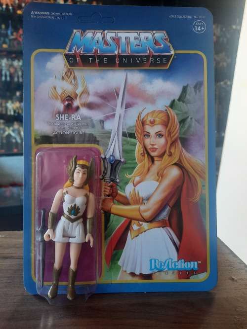 Masters Of The Universe (Motu) Super 7 SHE-RA REACTION Figure Moc