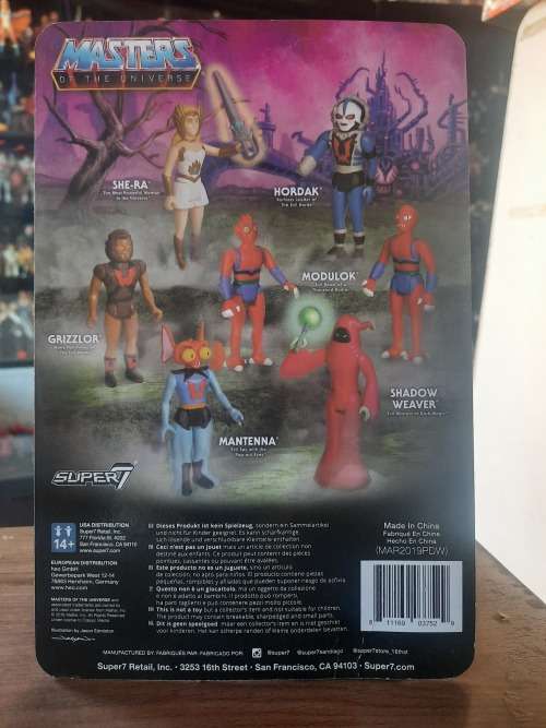 Masters Of The Universe (Motu) Super 7 SHE-RA REACTION Figure Moc