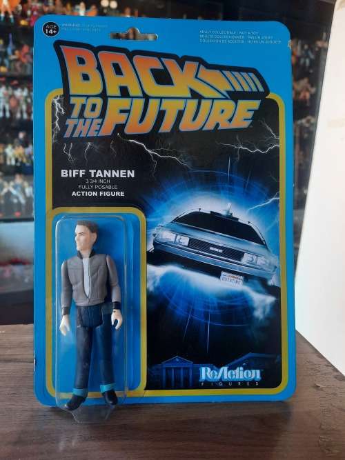 MOC Super 7 REACTION BACK TO THE FUTURE BIFF TANNEN Figure