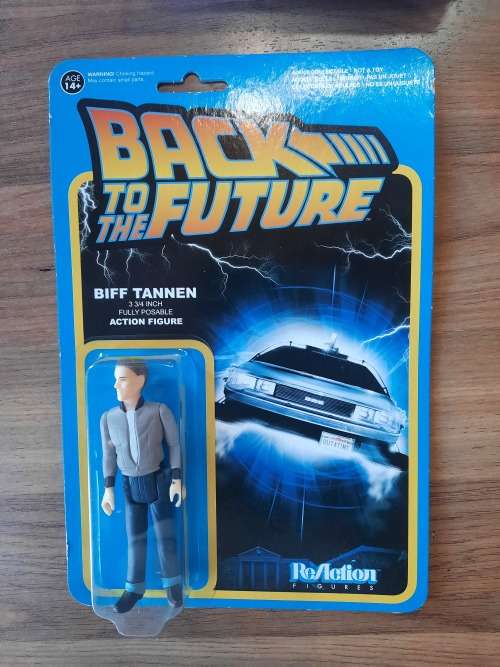 MOC Super 7 REACTION BACK TO THE FUTURE BIFF TANNEN Figure