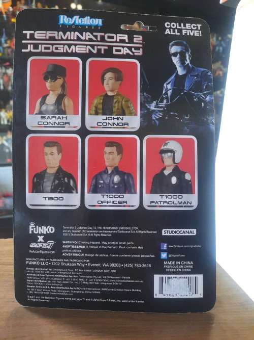 MOC Super 7 REACTION TERMINATOR 2 T1000 OFFICER Figure