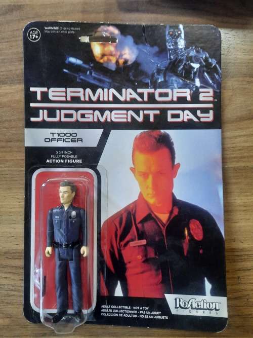 MOC Super 7 REACTION TERMINATOR 2 T1000 OFFICER Figure
