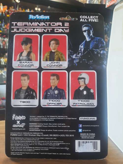 MOC Super 7 REACTION TERMINATOR 2 T800 Figure