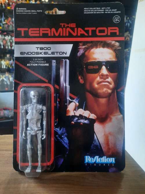 MOC Super 7 REACTION THE TERMINATOR T800 ENDOSKELETON Figure