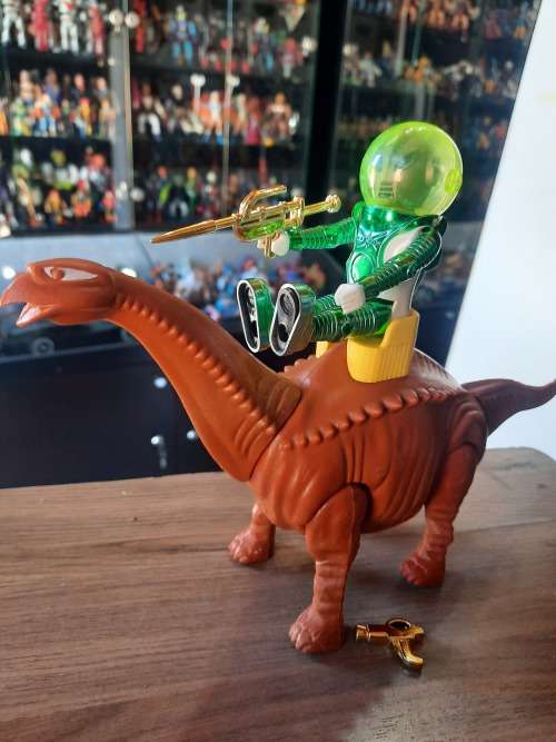1980`s Airgam Boys SPACE DINOSAUR AND ALIEN Vintage Figure