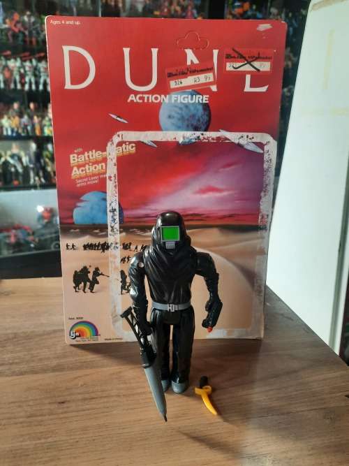 1984 DUNE Complete Sardaukar Warrior With Cardback Vintage Figure LJN