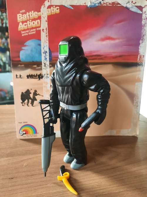 1984 DUNE Complete Sardaukar Warrior With Cardback Vintage Figure LJN