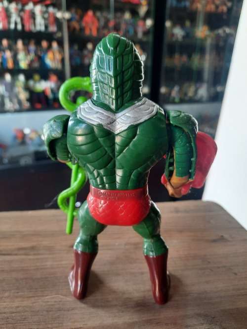 1986 Complete King Hiss of He-Man-Masters of the Universe 45 (MOTU) Vintage Figure