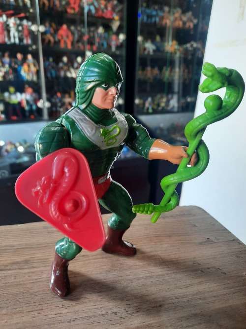 1986 Complete King Hiss of He-Man-Masters of the Universe 48 (MOTU) Vintage Figure