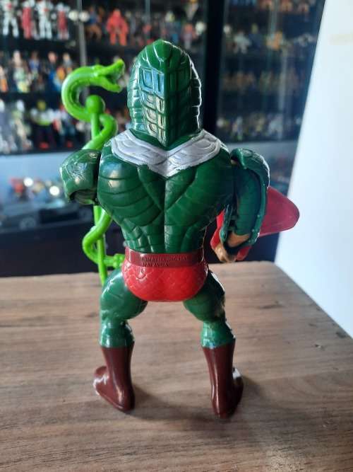 1986 Complete King Hiss of He-Man-Masters of the Universe 48 (MOTU) Vintage Figure